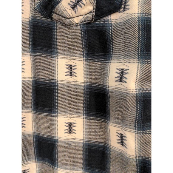 Shirt button down flannel burnside boys size L - Picture 2 of 5
